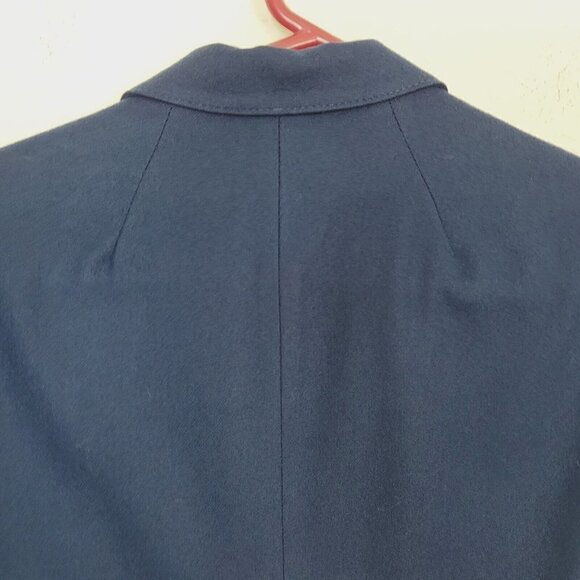 Vintage Late 1960s Pendleton Women's 3 Button Blazer Navy Blue Winter Wool Sz 10 - Picture 8 of 14